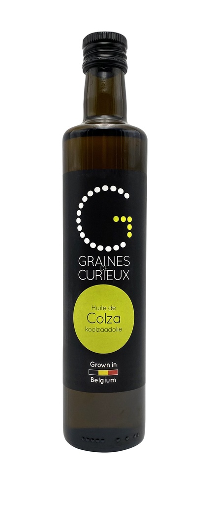 Bouteille de 500 ml d'Huile de Colza bio