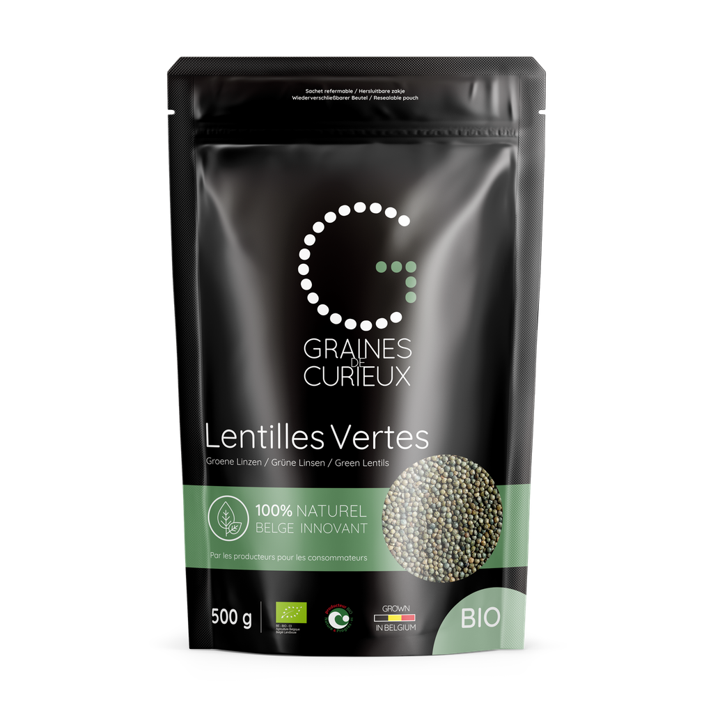 Groene linzen 500g BIO