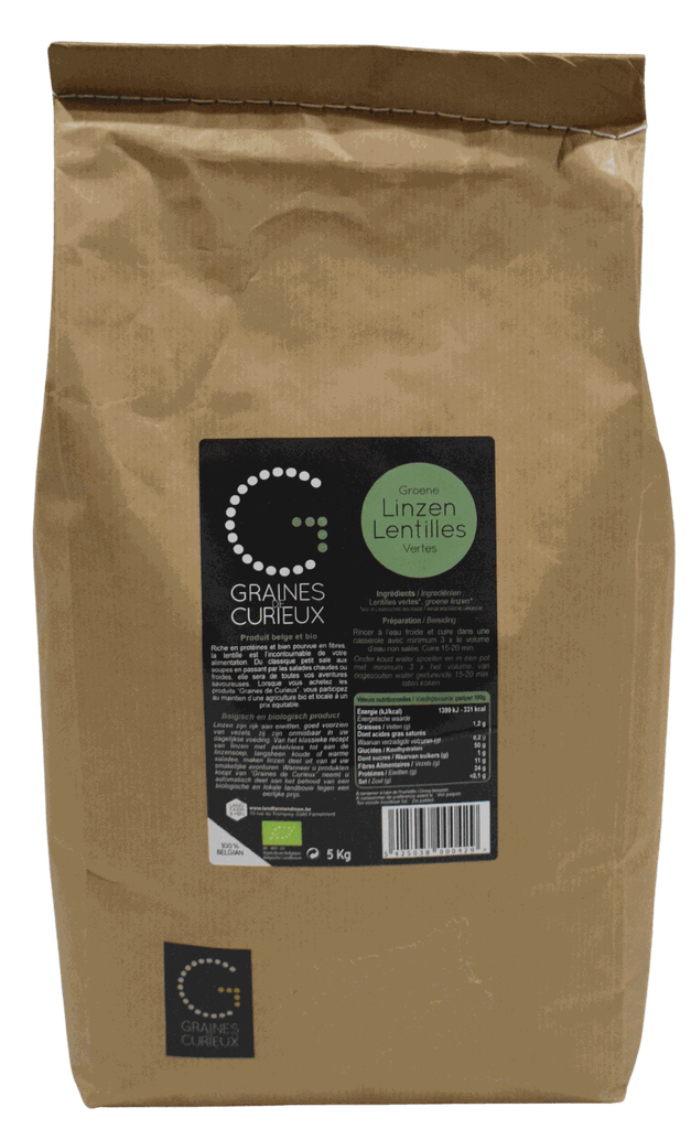 Green Lentils 5kg BIO