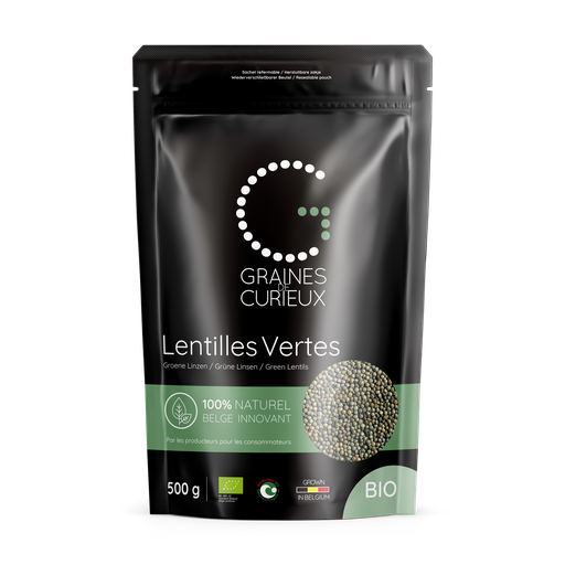 [GDCLV500G] Groene linzen 500g BIO