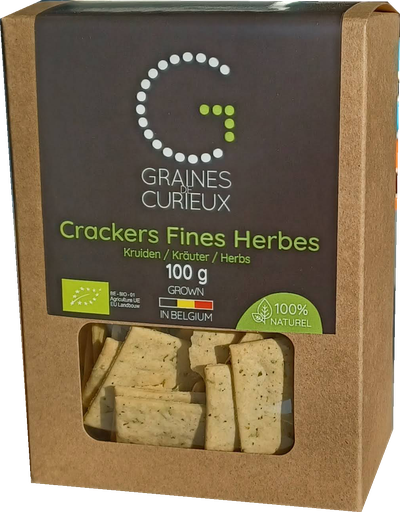 [GDCCRFH100G] Herbs Crackers 100g BIO